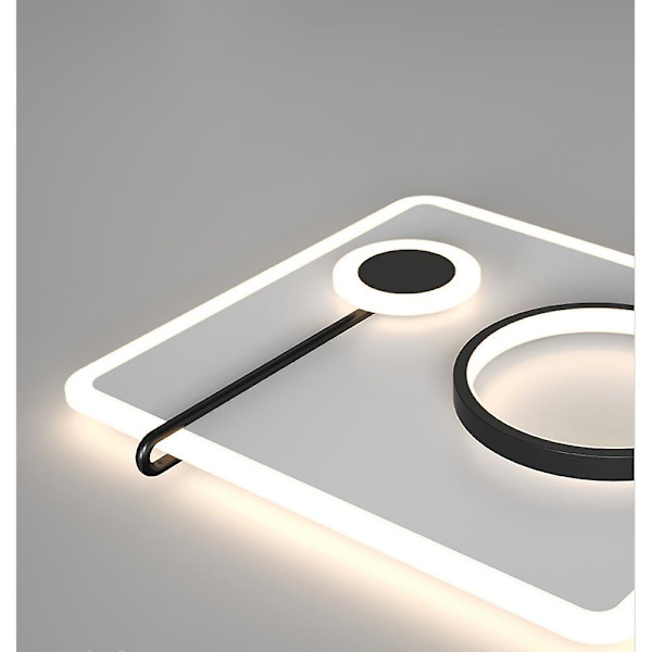Nordic Ceiling Lamp Atmospheric Vardagslampa Sovrum Master Bedroom Square Led Minimalist Lamps