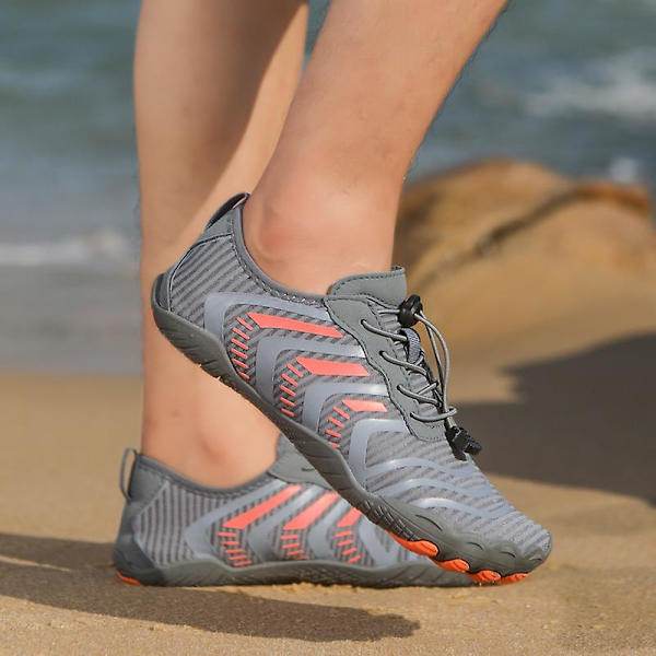Vattenskor för män Snabbtorkande Sport Aqua Skor 3Ba816 Gray 39
