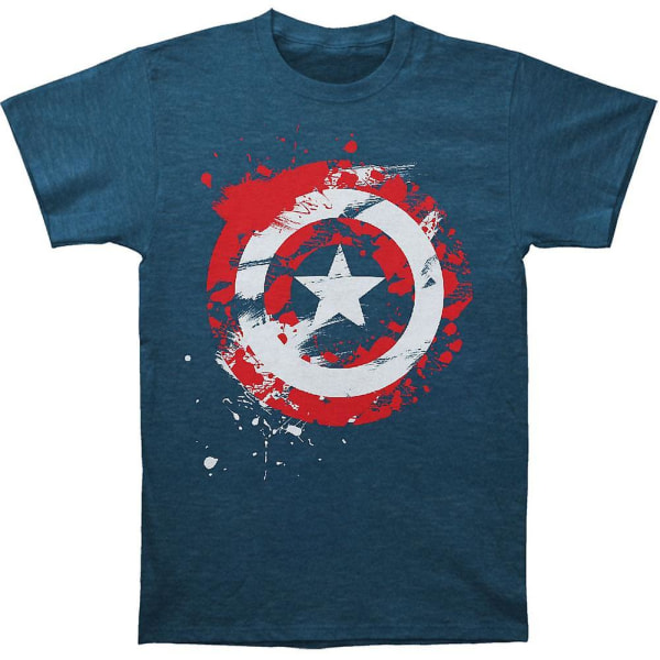 Captain America Captain Logo Paint T-shirt M