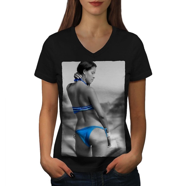 Bikini Erotisk modell Dam T-shirt XXL