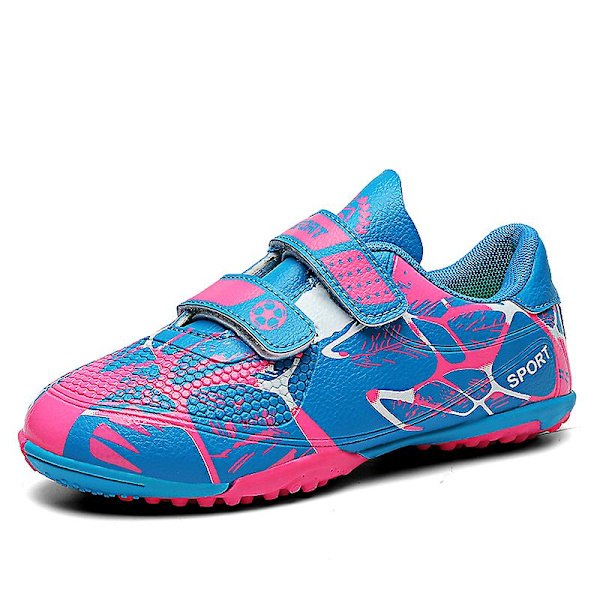 Fotbollsskor för barn Halkfria fotbollsskor Klossar Gräs Fotbollssneakers Yj166 Pink 29