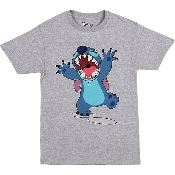 Mighty Fine Lilo And Stitch Face Vuxen T-shirt L