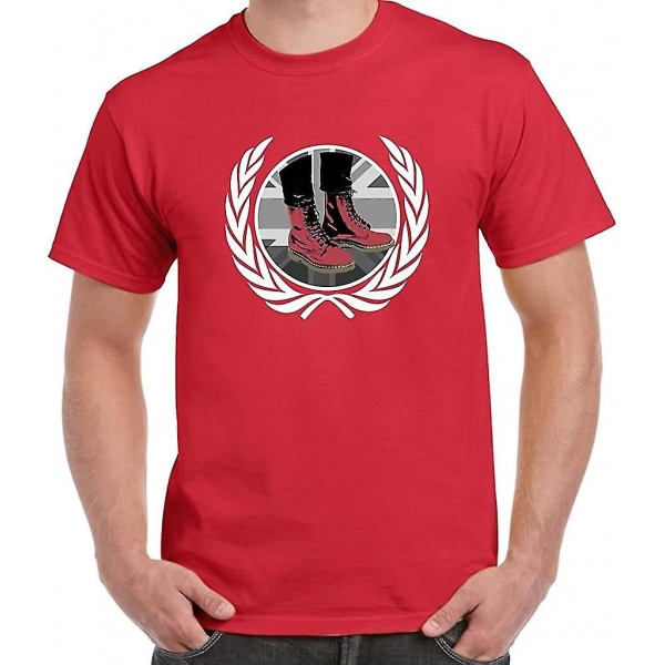 Tribal T-shirts Skinhead Docs t-shirt för män Large