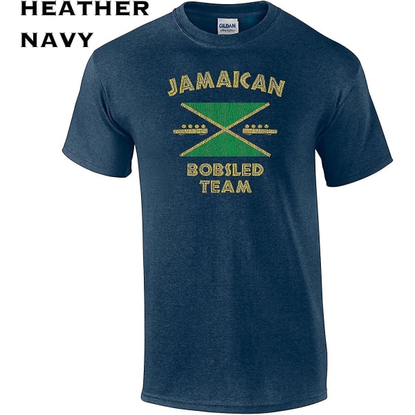 Swaffy Tees 394 Jamaican Bobsled Team Rolig T-shirt för män 4X-Large