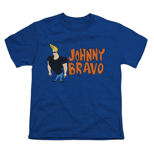 Johnny Bravo Johnny Logo Youth T-shirt L