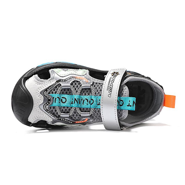 Barnsandaler Mode Halkfria strandskor Pojkar Flickor Anti-kollision cap Tofflor Tx8305 Blue 38