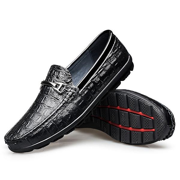 Herr Casual Skor Kohud Modeskor Fr8176 Black 41