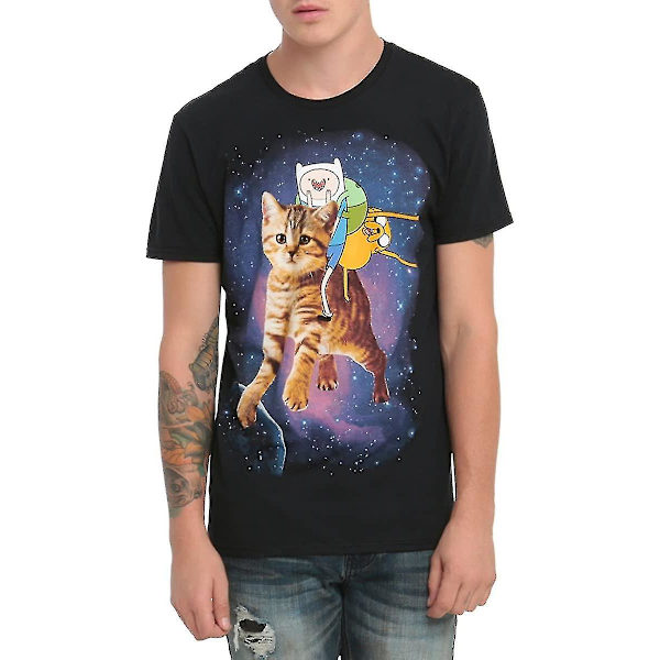 Adventure Time Finn & Jake & Cat T-shirt M