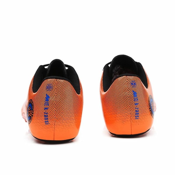 Friidrottsskor för män Spikes Track Race Hoppande Sneakers Professionell löpning Nail Spikes Skor 3Ctg258 Orange 43