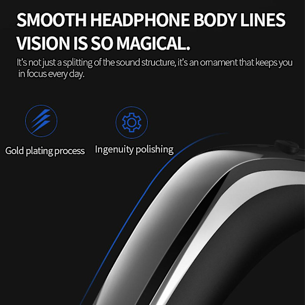 Bluetooth Headset, trådlös V5.0 Business Bluetooth hörsnäcka i örat