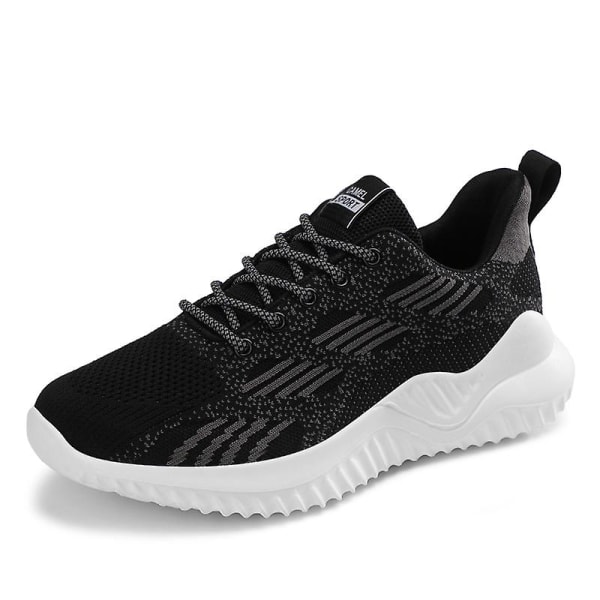 Sneakers för män Löpartennisskor Lättviktsventilerande Sport Athletic 3C3198C BlackWhite 42