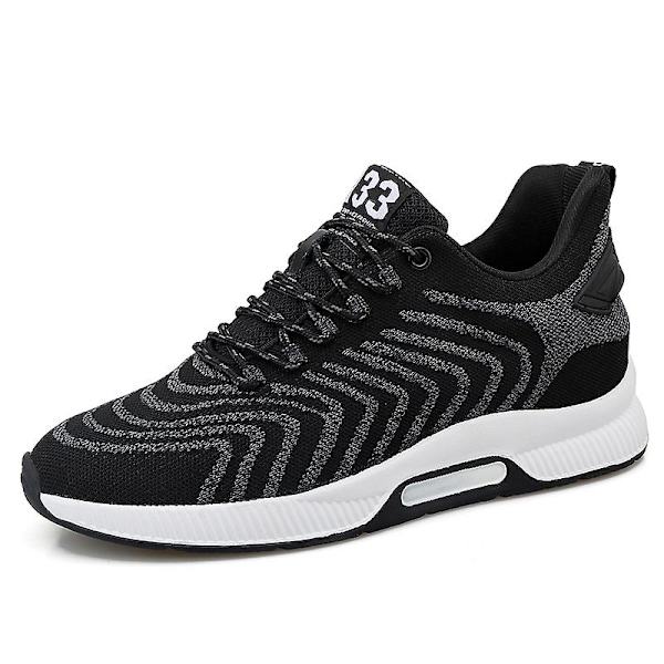 Herrsneakers Andas löparskor Mode Sportskor 3A2201 Black 41