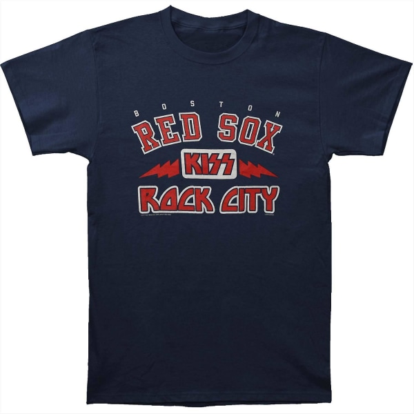 KISS Boston Red Sox Baseball Rock City T-shirt XXXL