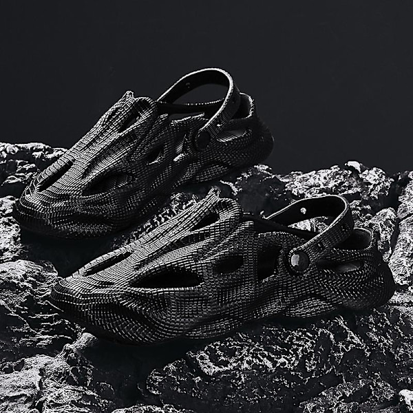 Strandskor för herr utomhus damsandaler Water Mock Slippers 8801 Black 44