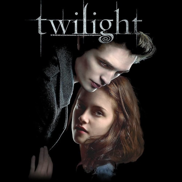 Twilight T-shirt Ed And Bella Dam Kortärmade T-shirts Twilight Movies Grafiska T-shirts för kvinnor L