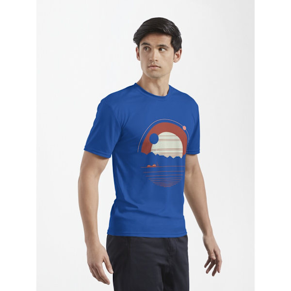 Solitude Active T-shirt Royal Blue L_Front