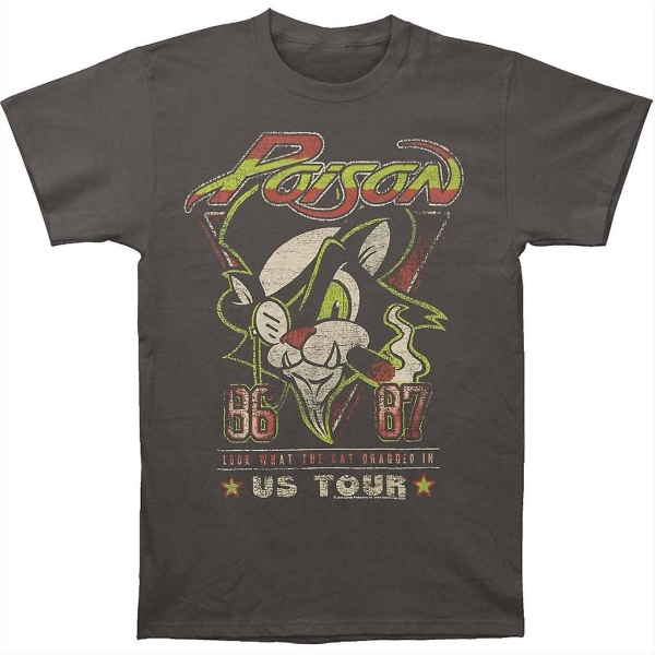 Poison Poison Snake T-shirt Dark Gray M