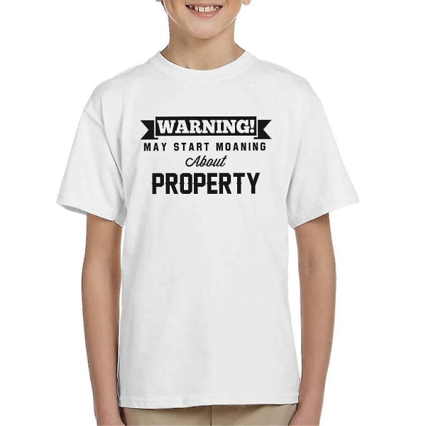 Varning kan börja stöna över Property Kid's T-shirt