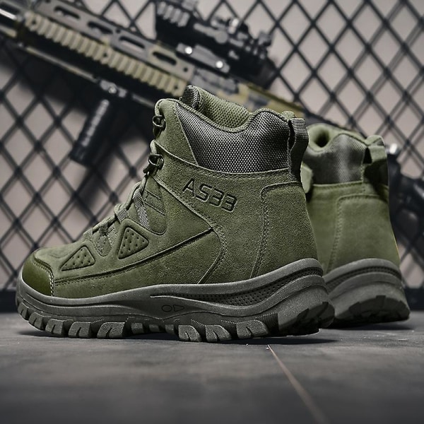 Herr Military Boot Combat Herr Boots Tacticalhane Shoes Work Safety Shoes Yj703 Green 46