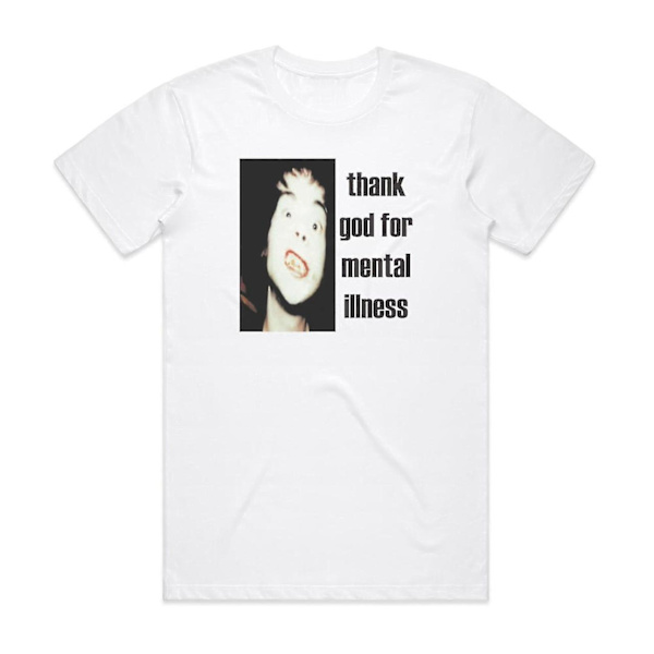 Brian Jonestown-massakern Tacka Gud för psykisk ohälsa T-shirt Vit M
