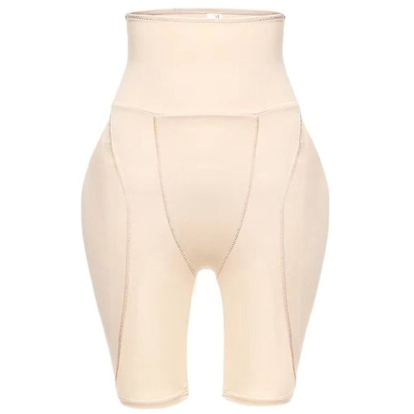 Falska rumpor Kvinnor Butt Lifter Control Trosor Body Shaper Pad Foam Vadderad Hip Enhancer Kalsonger Kvinnliga Shapewear Byxor,beige 4XL