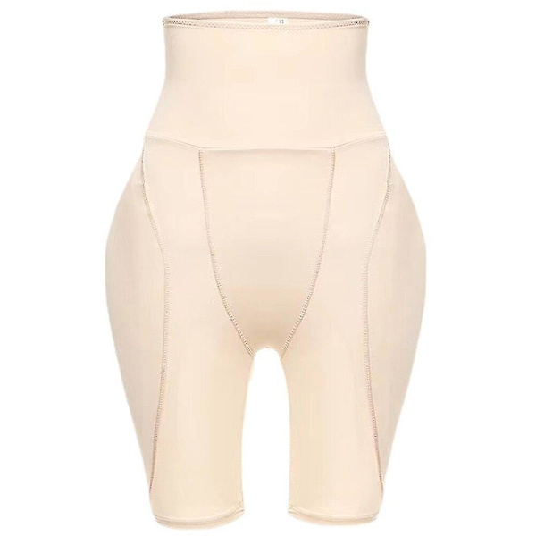 Falska rumpor Kvinnor Butt Lifter Control Trosor Body Shaper Pad Foam Vadderad Hip Enhancer Kalsonger Kvinnliga Shapewear Byxor,beige 5XL