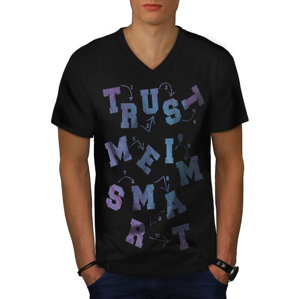 Trust Me Smart Funy Men T-shirt L