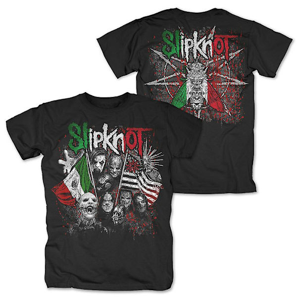 Slipknot Gusano Flags T-shirt XXXL