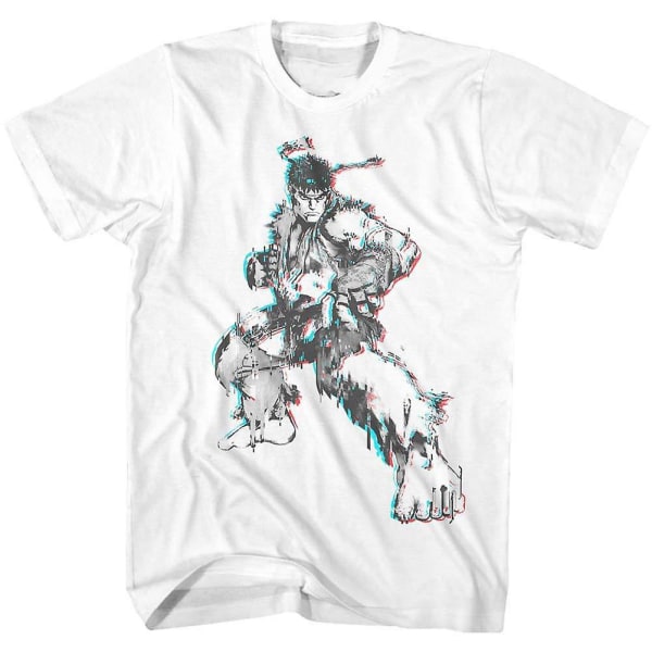 Street Fighter Glitch Fighter T-shirt L