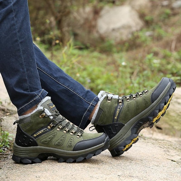 Vandringsskor för herr Andas Sneakers Halkfria utomhusskor 3100 Green 39