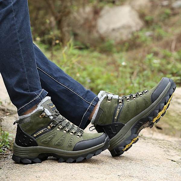 Vandringsskor för herr Andas Sneakers Halkfria utomhusskor 3100 Green 41