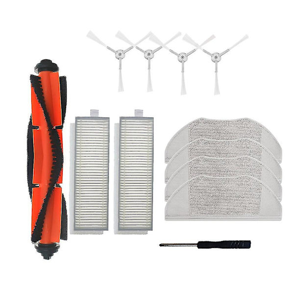 Huvudborste Sidoborste Filter Mopp Duk Set För Xiaomi Mijia G1 Mjstg1