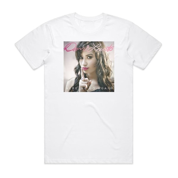Demi Lovato Here We Go Again T-shirt Vit M