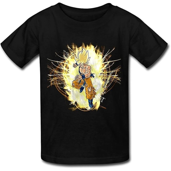 Youth's Dragon Ball Z Goku Super Saiyan Goku t-shirt i 100 % bomull