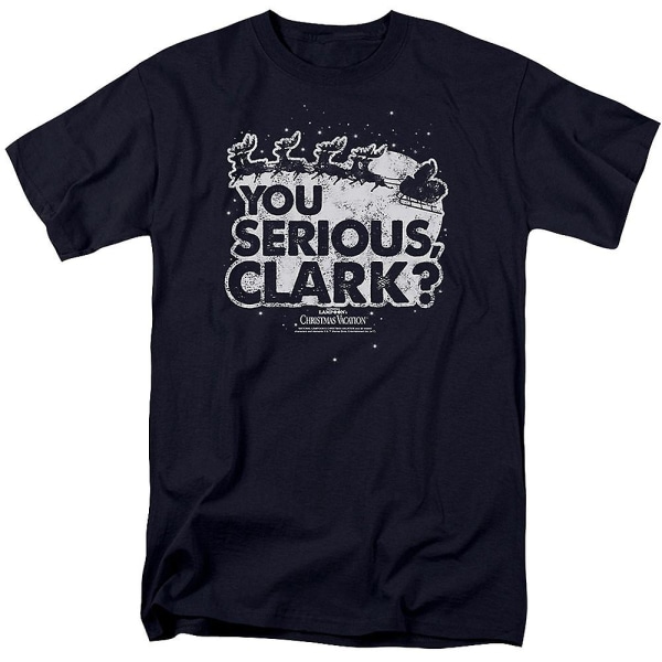 Du seriösa Clark jul semester T-shirt XL