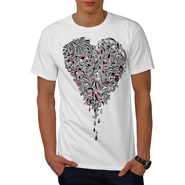 Love Heart Men T-shirt XL