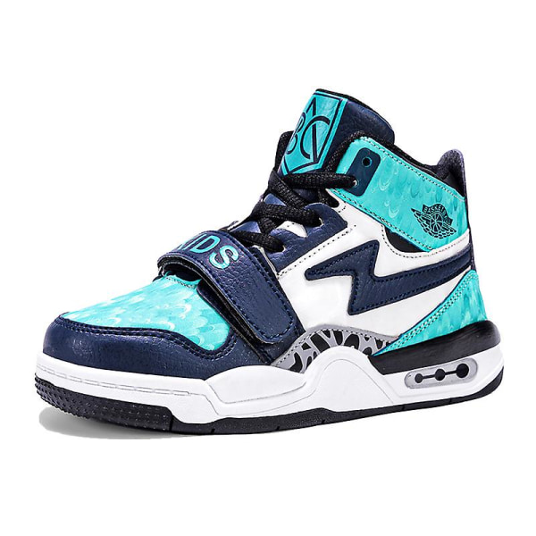 Barnsneakers Mode löparskor Barn Sportskor som andas Yj908 Blue 32