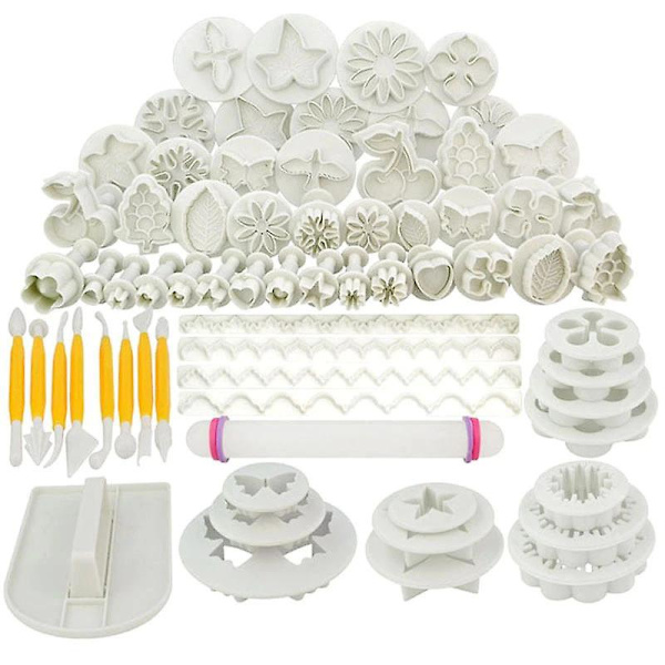 Molds DIY Bakverktyg 68st Plast Mould
