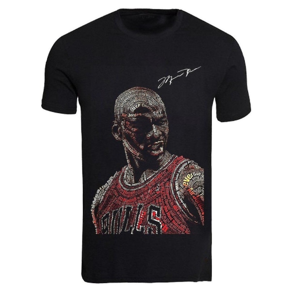 Michael Jordan T-shirt Svart Lettring XL