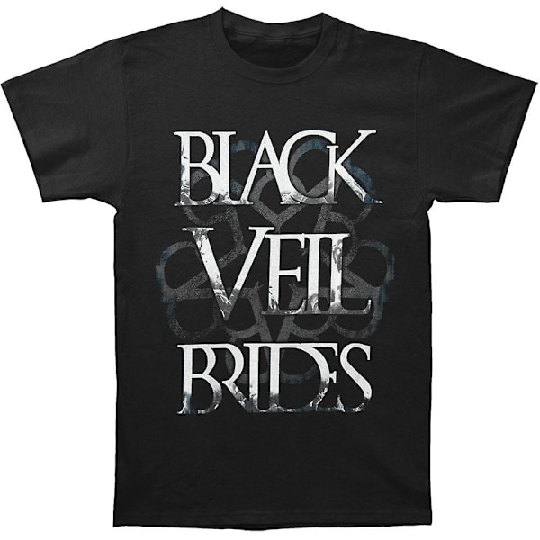 Svart Veil Brides Rökt T-shirt L