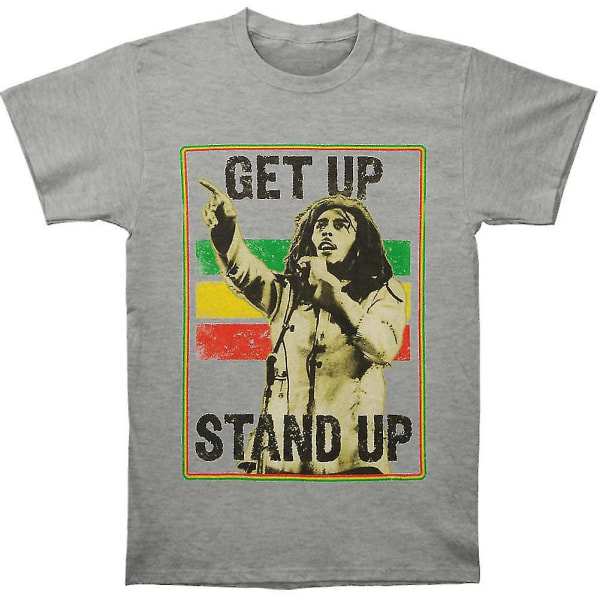 Bob Marley Get Up T-shirt Bekväma kläder XXL