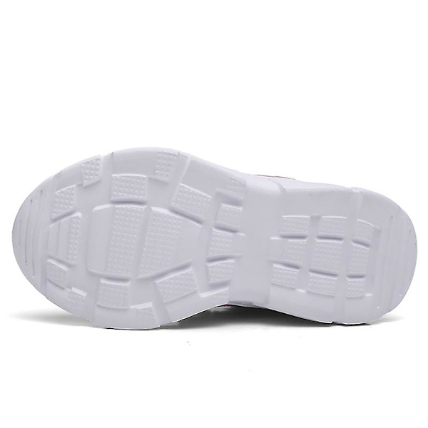 Snow Sneakers för barn Andas löparskor Mode Flickor Sportskor A01-1 Black 34