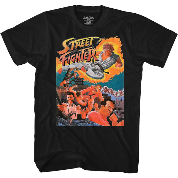 Arcade Flyer Street Fighter T-shirt L