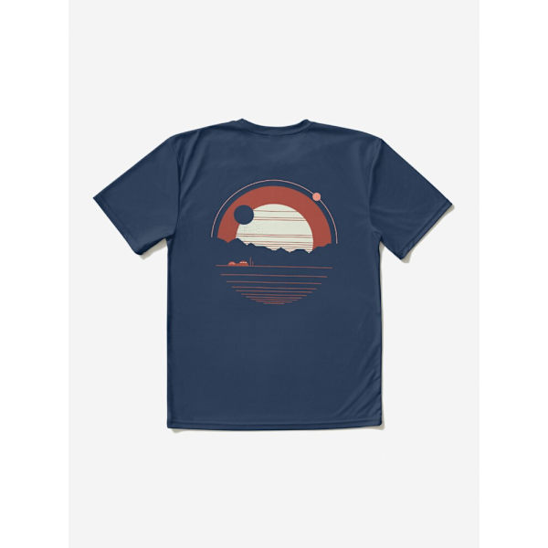 Solitude Active T-shirt Navy 2XL_Back