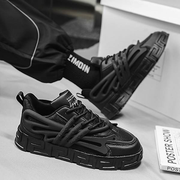 Herrsneakers Andas löparskor Mode Sportskor 3B0335 Black 41