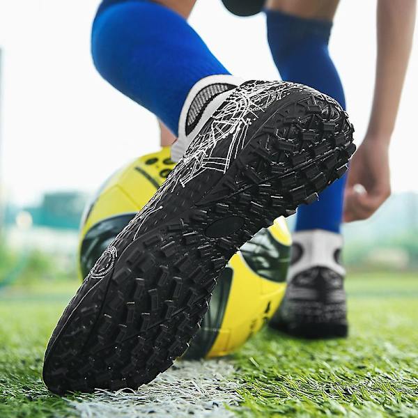 Fotbollsskor för män Spikes Fotbollsskor för ungdomar Stövlar Athletic Sneaker 3C566-1 Black 41