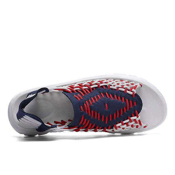 Herrtofflor Sommarmode Sandaler Mode Strandskor A20188 Red 41
