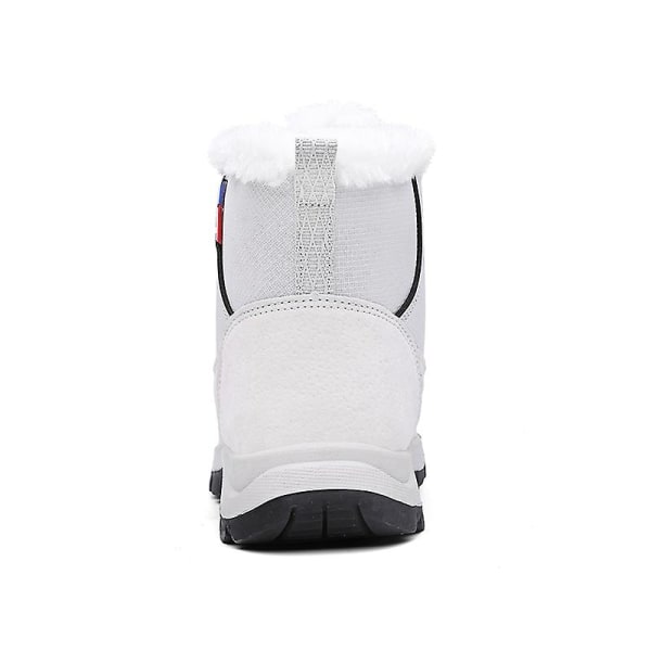 Dam Vinterstövlar Snow Boot Plysch Varma Skor Vattentät Boot 1622 Gray 39
