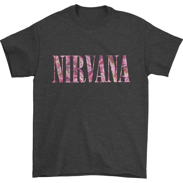 Nirvana blommig logotyp T-shirt XXL