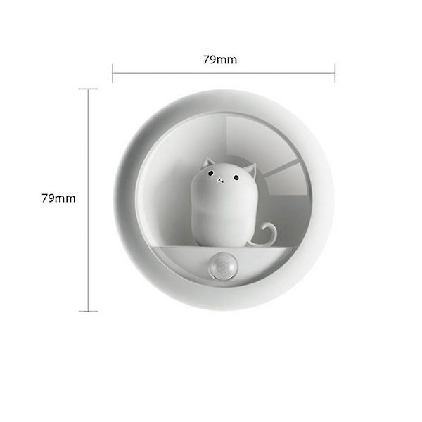 Mini Cute Smart Sensor Night Light (Rosa)
